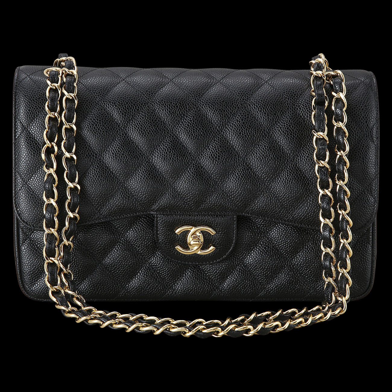 CHANEL(USED)샤넬 캐비어 클래식 라지 플랩백