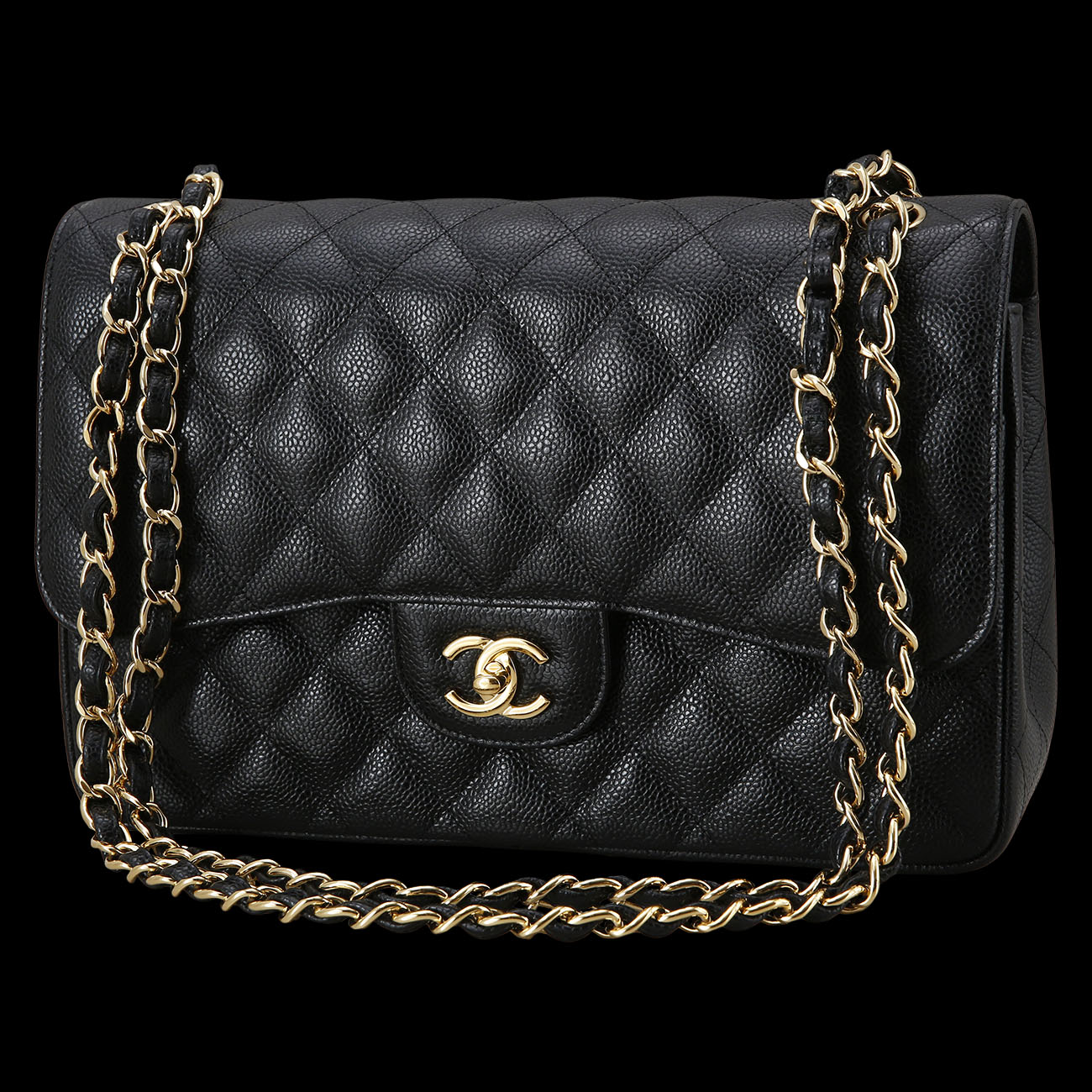 CHANEL(USED)샤넬 캐비어 클래식 라지 플랩백