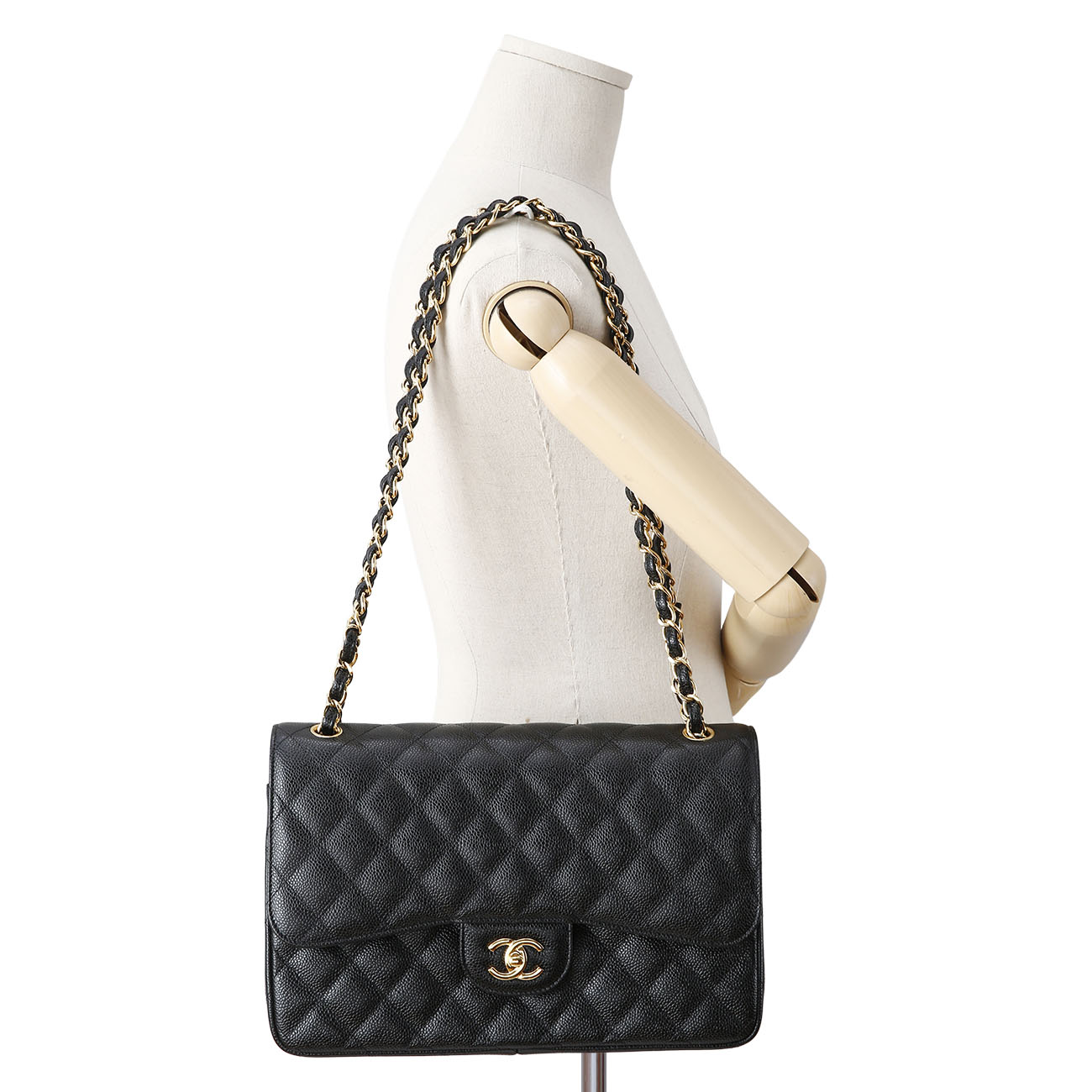 CHANEL(USED)샤넬 캐비어 클래식 라지 플랩백