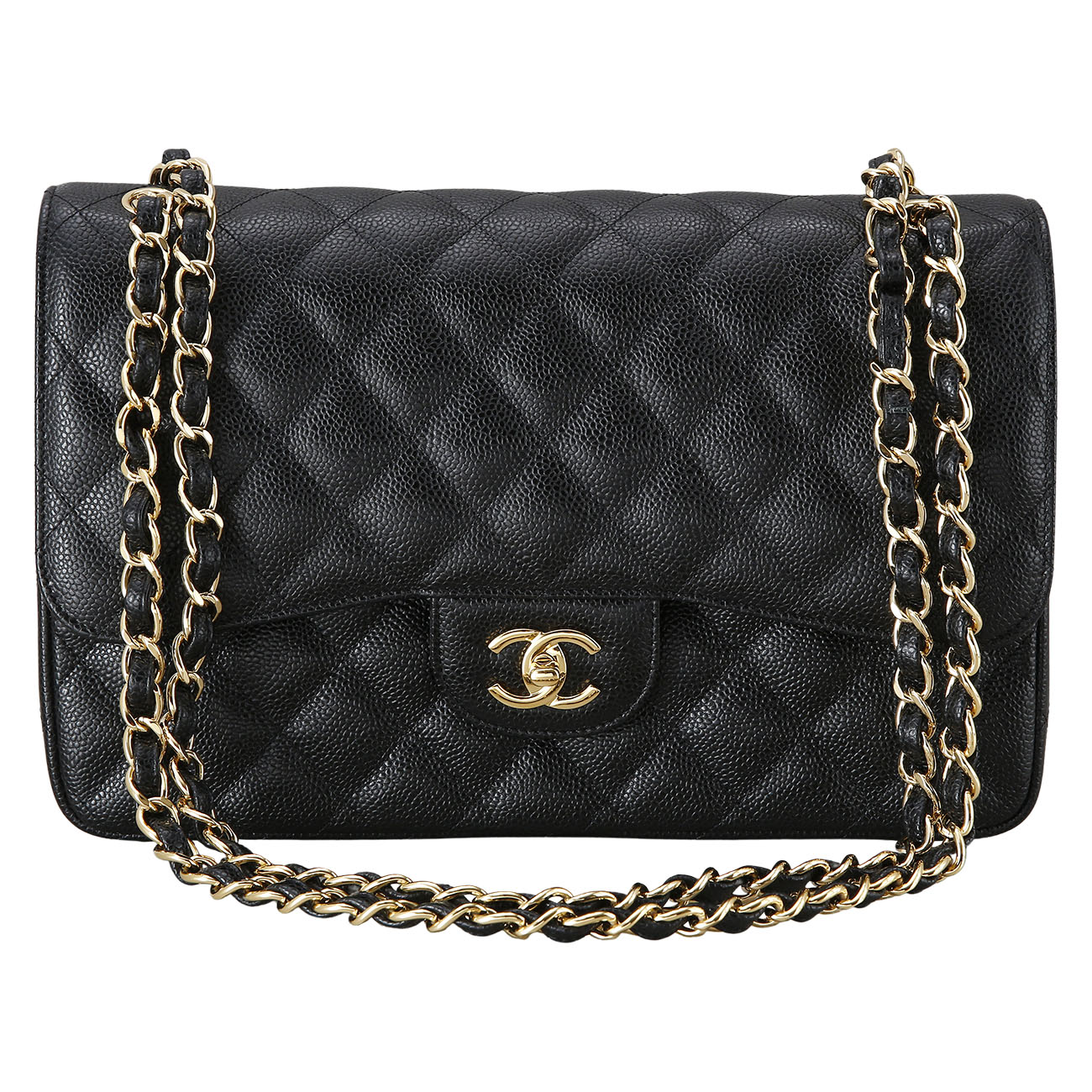 CHANEL(USED)샤넬 캐비어 클래식 라지 플랩백