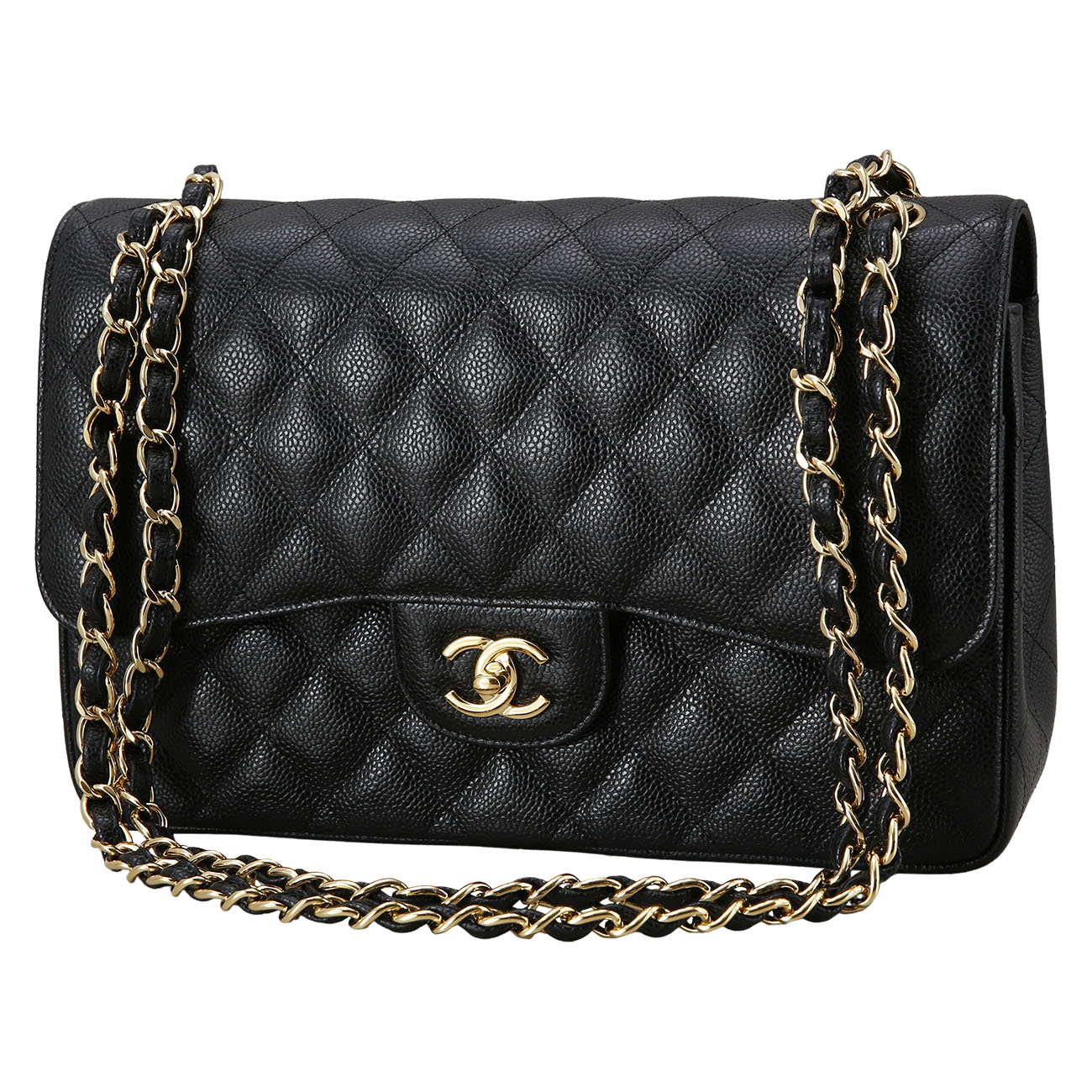 CHANEL(USED)샤넬 캐비어 클래식 라지 플랩백