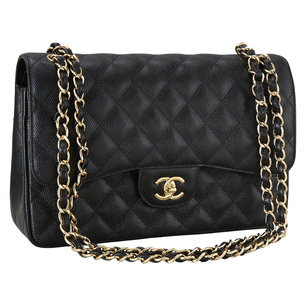 CHANEL(USED)샤넬 캐비어 클래식 라지 플랩백