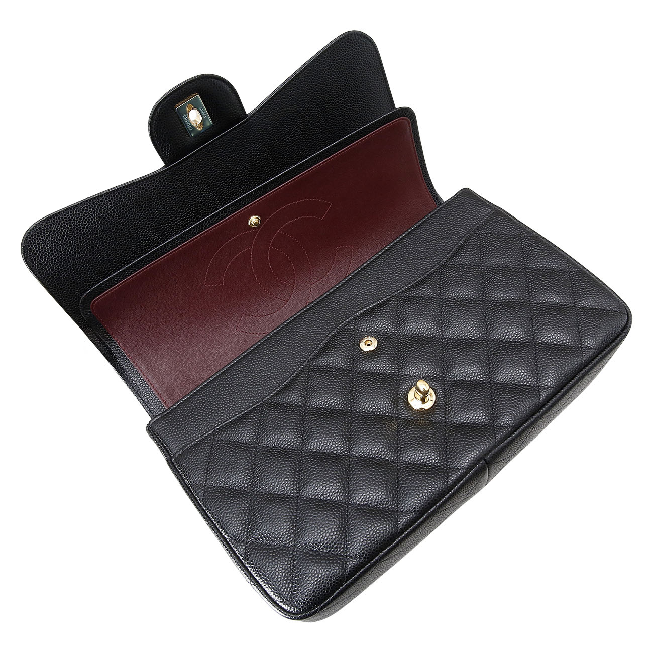 CHANEL(USED)샤넬 캐비어 클래식 라지 플랩백