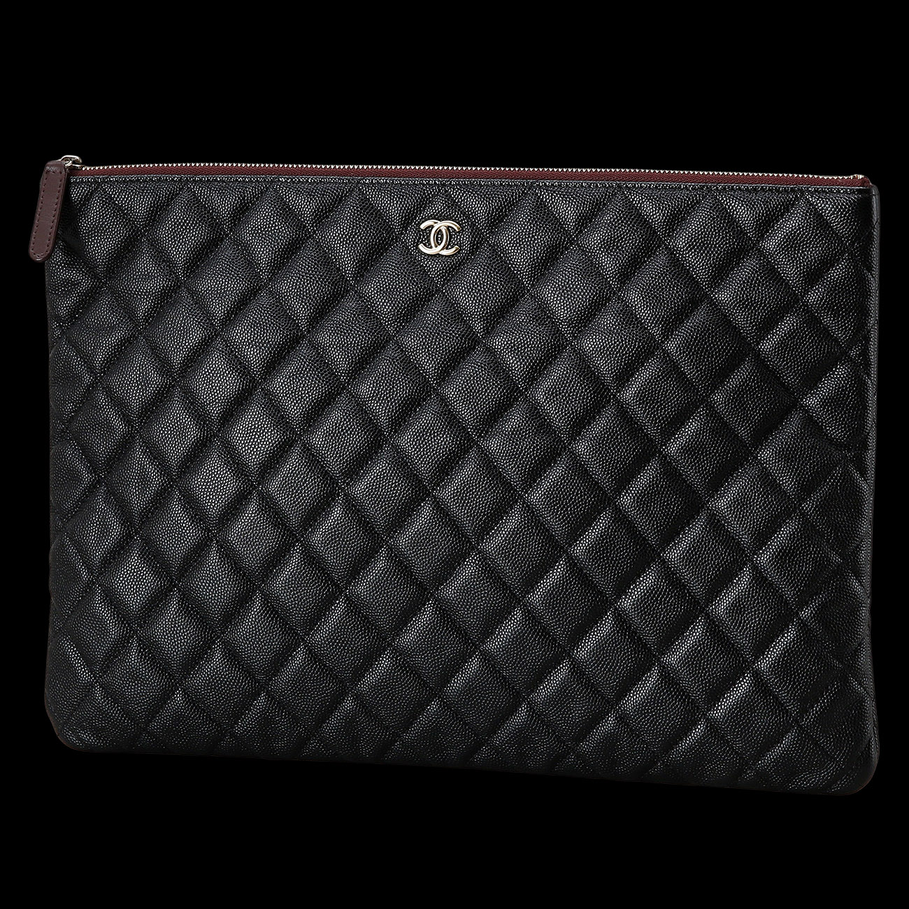 CHANEL(USED)샤넬 캐비어 클래식 라지 클러치