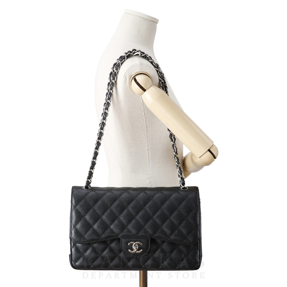 CHANEL(USED)샤넬 캐비어 클래식 라지 플랩백