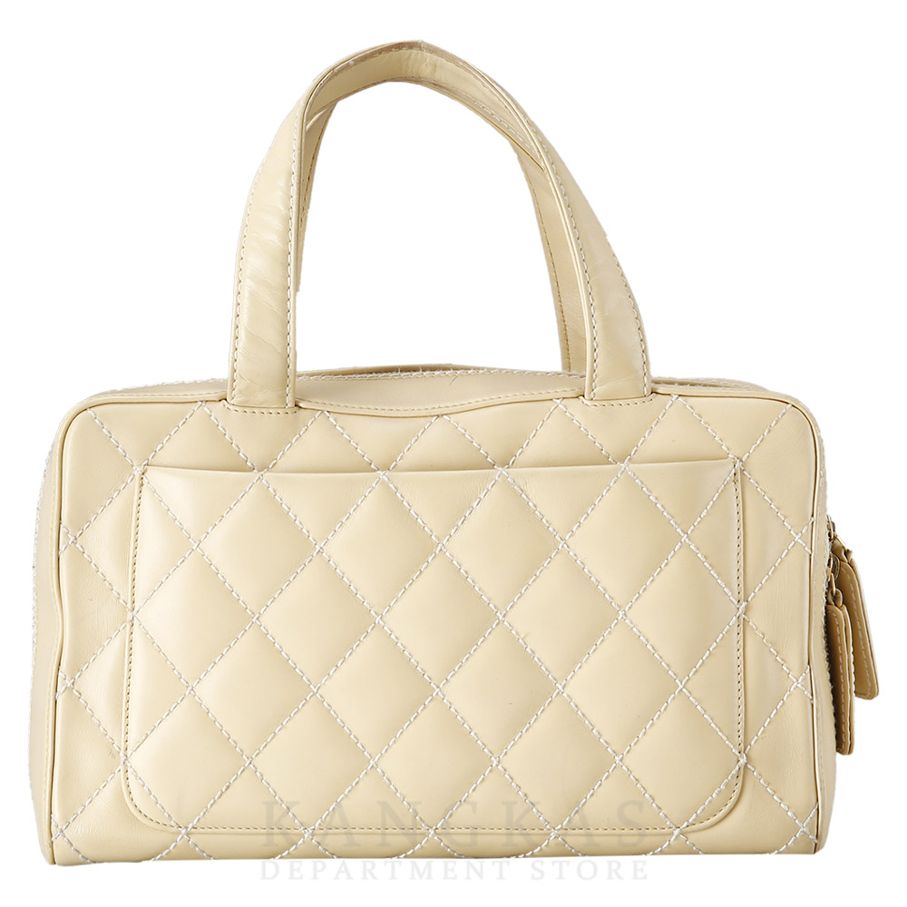 CHANEL(USED)샤넬 스티치 레더 토트백