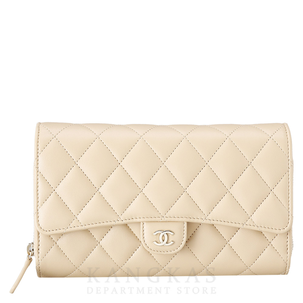 CHANEL(USED)샤넬 시즌 지퍼 플랩 WOC