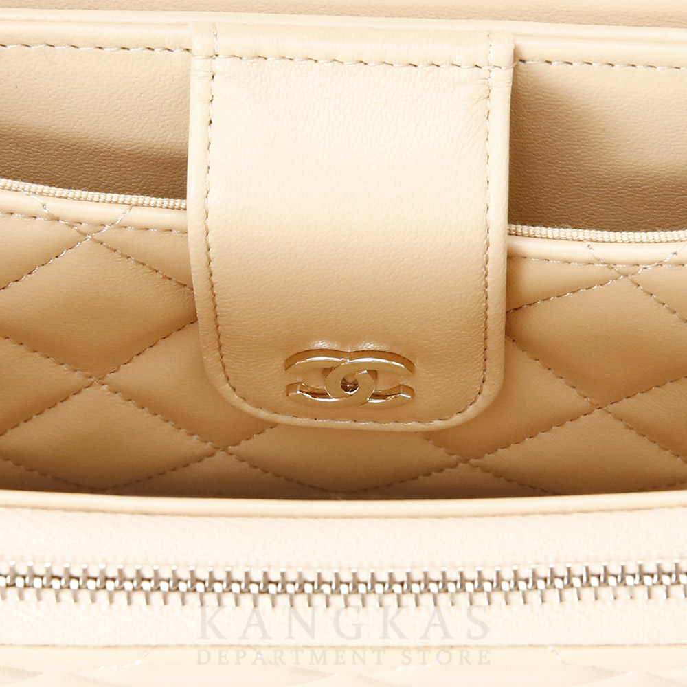 CHANEL(USED)샤넬 시즌 지퍼 플랩 WOC