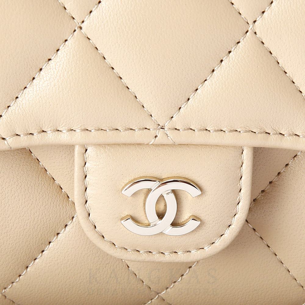 CHANEL(USED)샤넬 시즌 지퍼 플랩 WOC