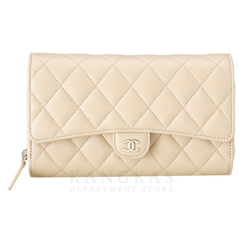 CHANEL(USED)샤넬 시즌 지퍼 플랩 WOC