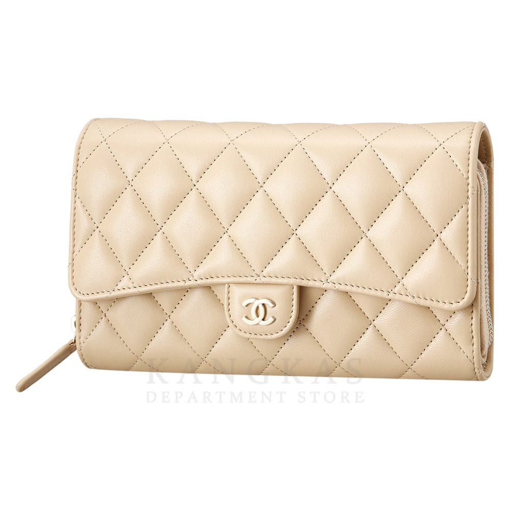CHANEL(USED)샤넬 시즌 지퍼 플랩 WOC