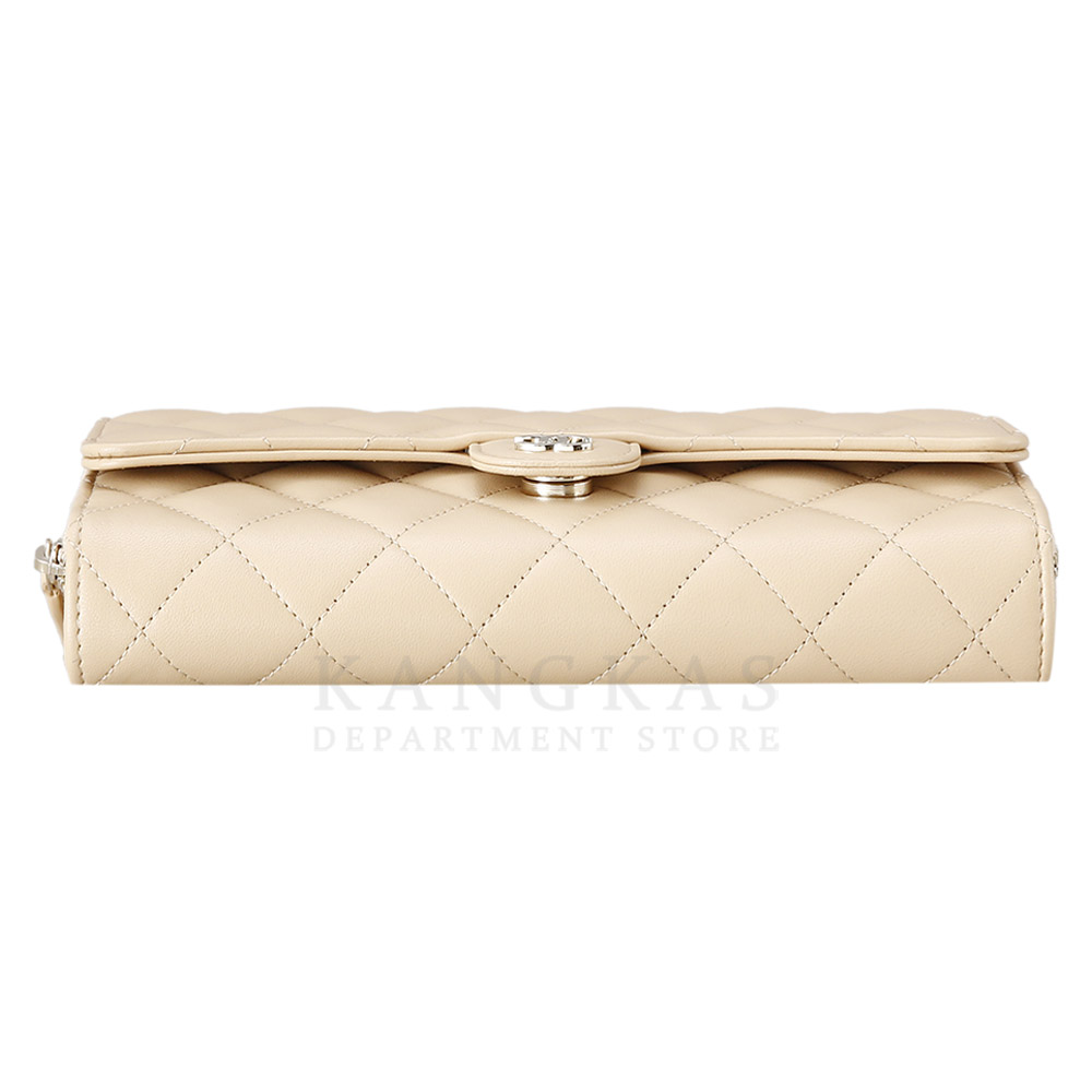 CHANEL(USED)샤넬 시즌 지퍼 플랩 WOC