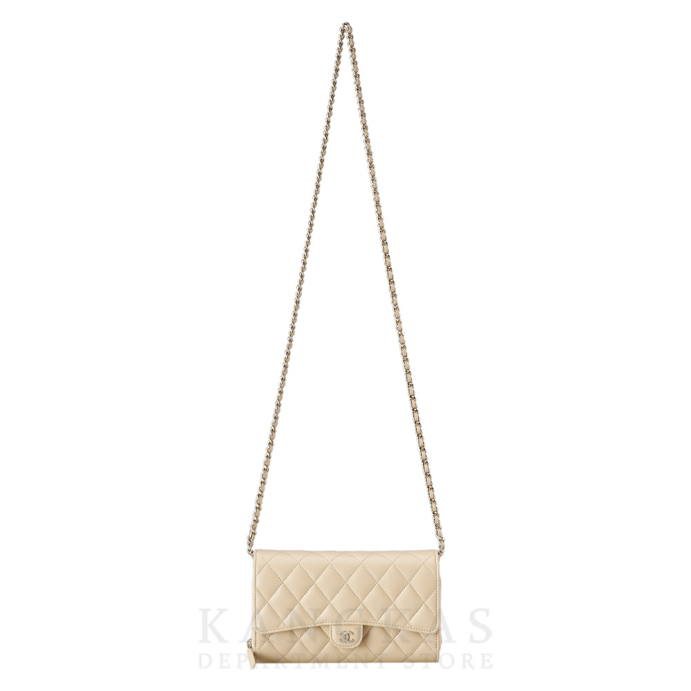 CHANEL(USED)샤넬 시즌 지퍼 플랩 WOC