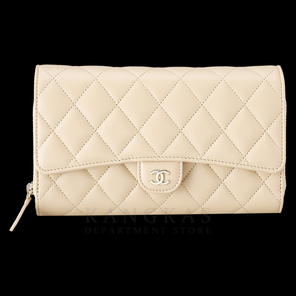 CHANEL(USED)샤넬 시즌 지퍼 플랩 WOC