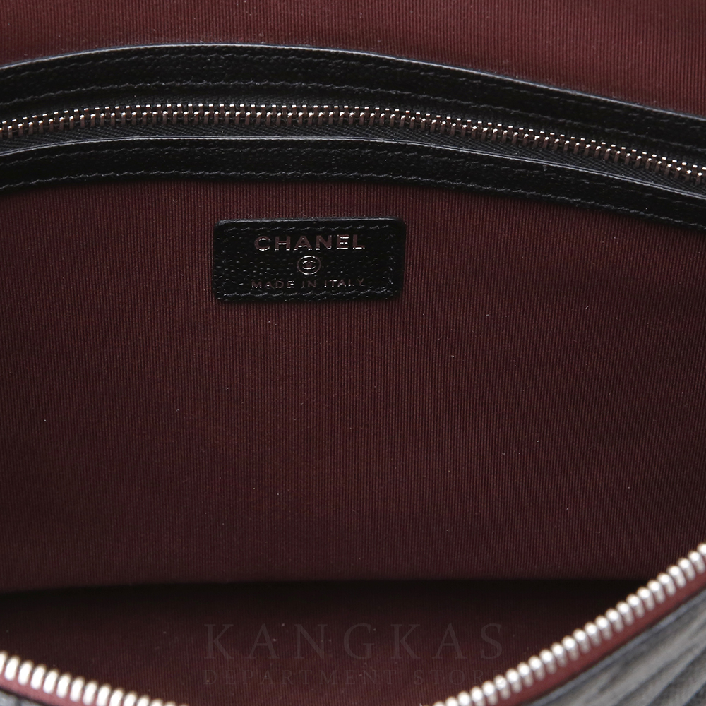 CHANEL(USED)샤넬 클래식 쉐브론 클러치 라지