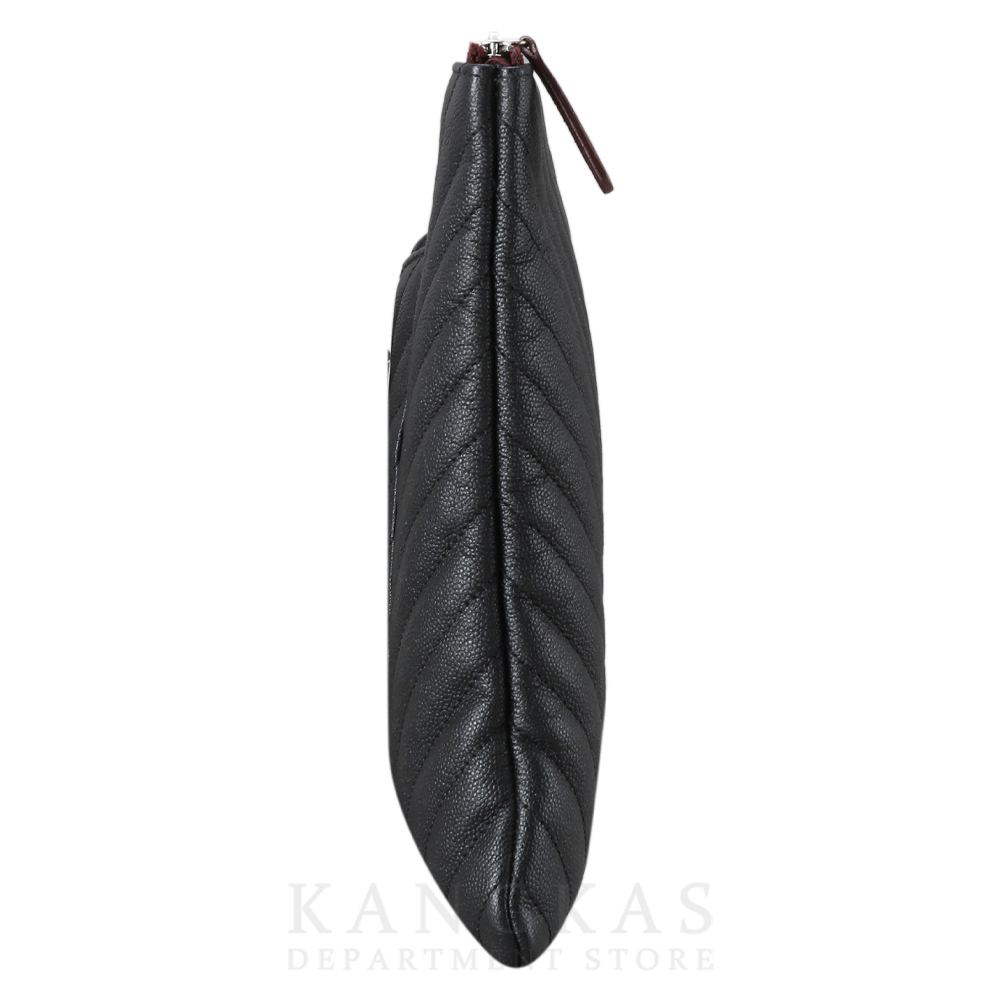 CHANEL(USED)샤넬 클래식 쉐브론 클러치 라지