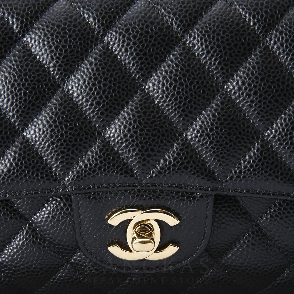 CHANEL(USED)샤넬 캐비어 클래식 미듐 플랩백