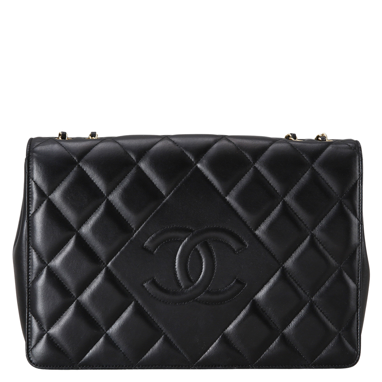 CHANEL(USED)샤넬 시즌 램스킨 퀄팅 플랩백