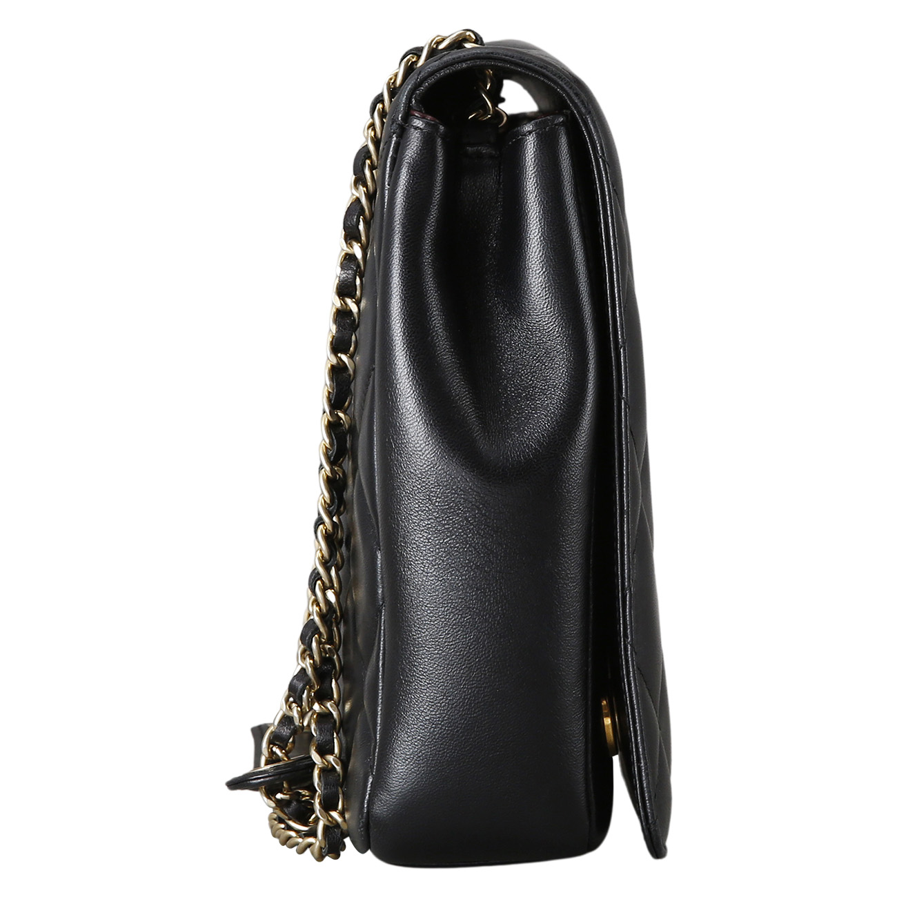 CHANEL(USED)샤넬 시즌 램스킨 퀄팅 플랩백
