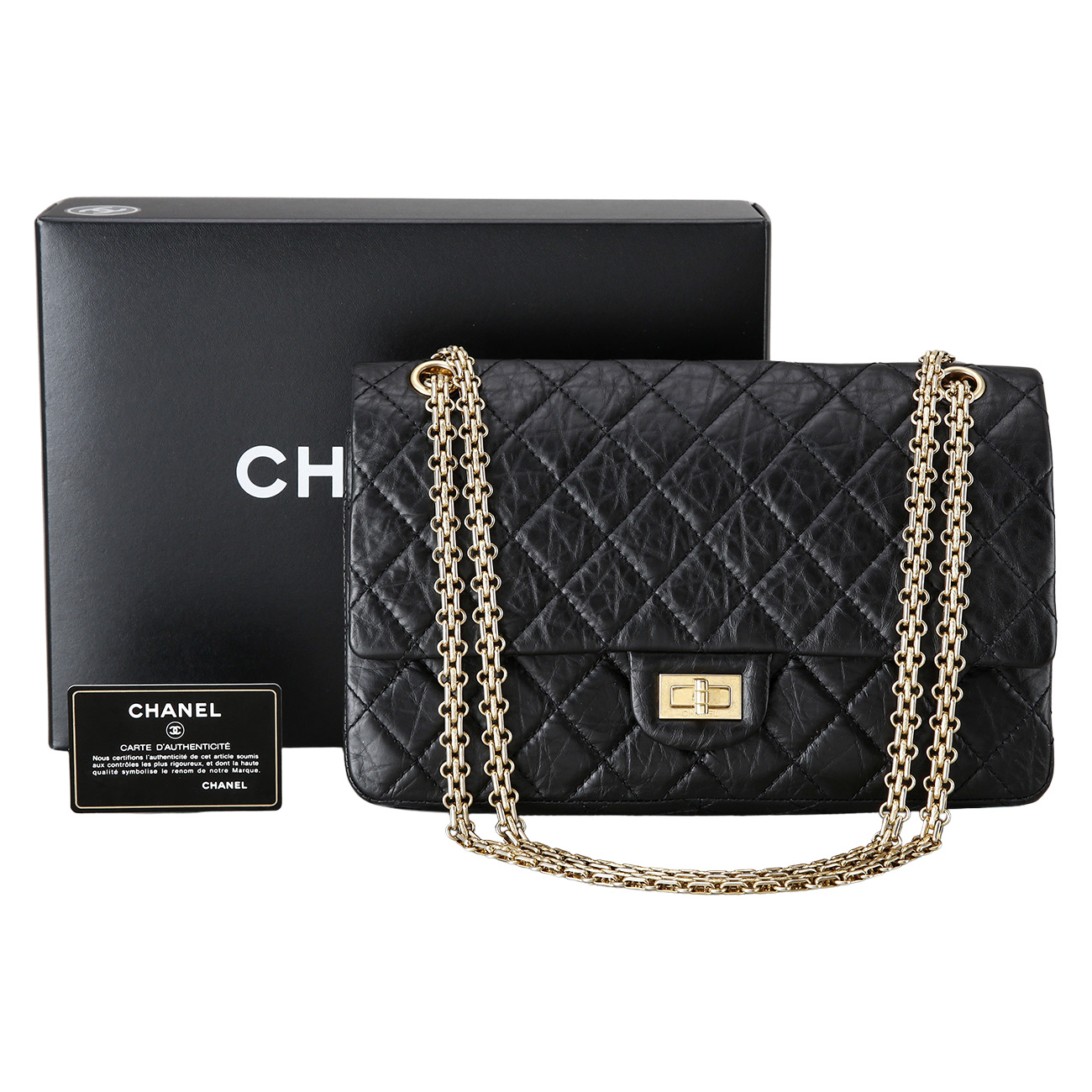 CHANEL(USED)샤넬 2.55 빈티지 라지 플랩백28