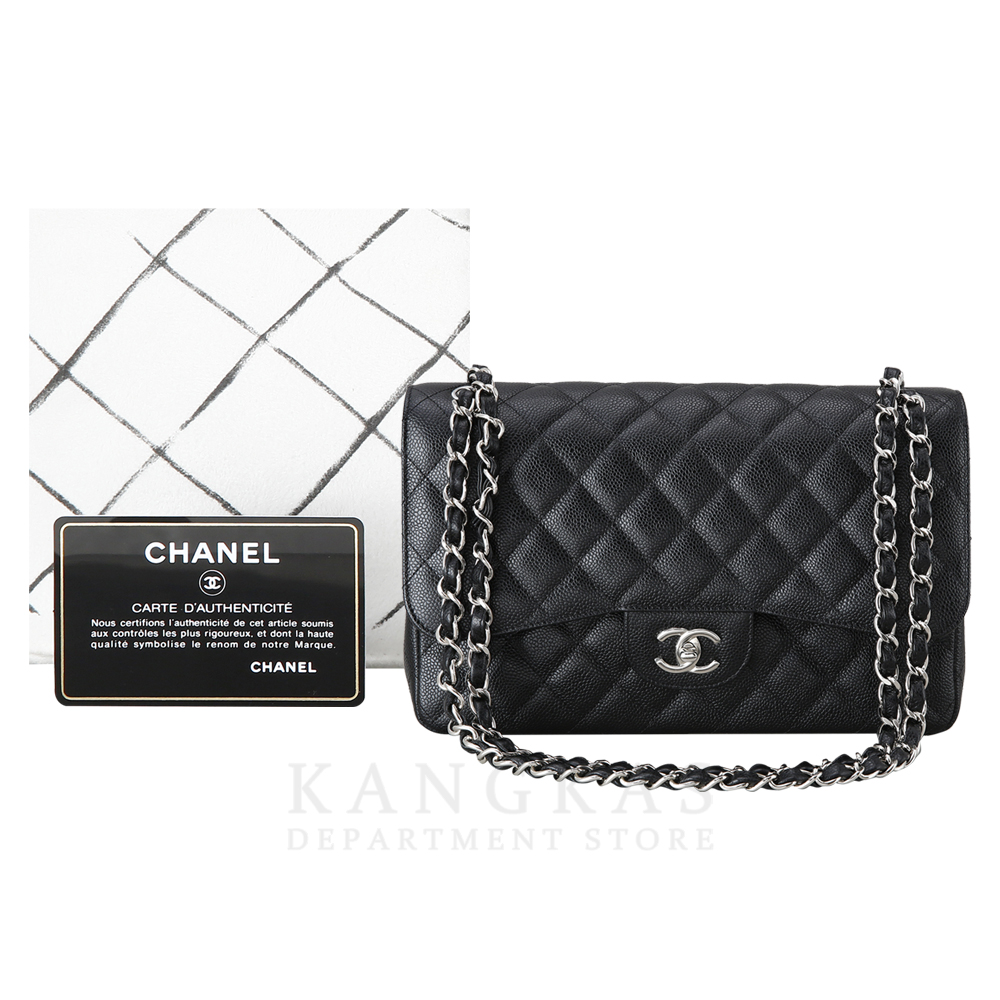CHANEL(USED)K샤넬 캐비어 클래식 라지 플랩백