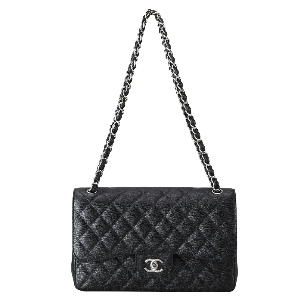 CHANEL(USED)K샤넬 캐비어 클래식 라지 플랩백