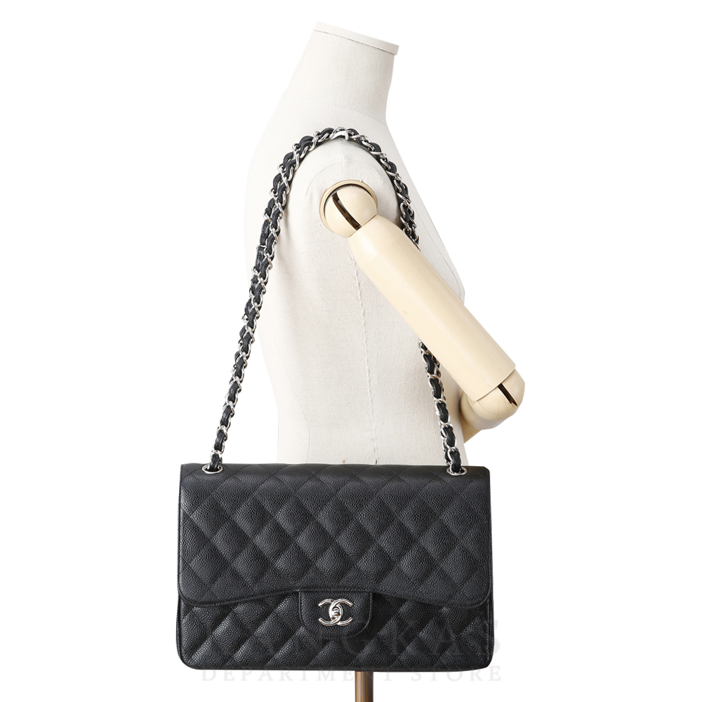 CHANEL(USED)샤넬 캐비어 클래식 라지 플랩백