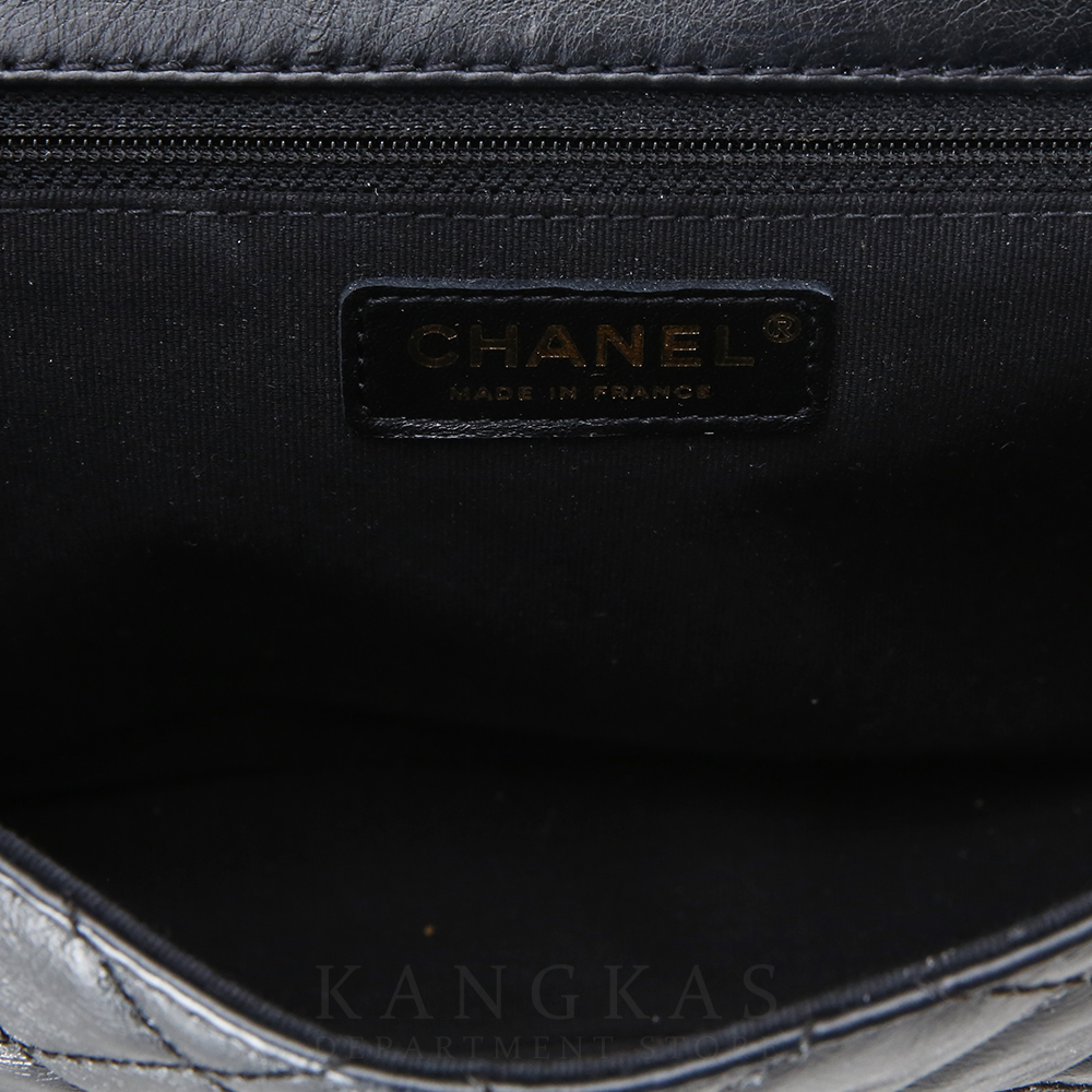 CHANEL(USED)샤넬 시즌 CC로고 플랩 탑 핸들 체인백