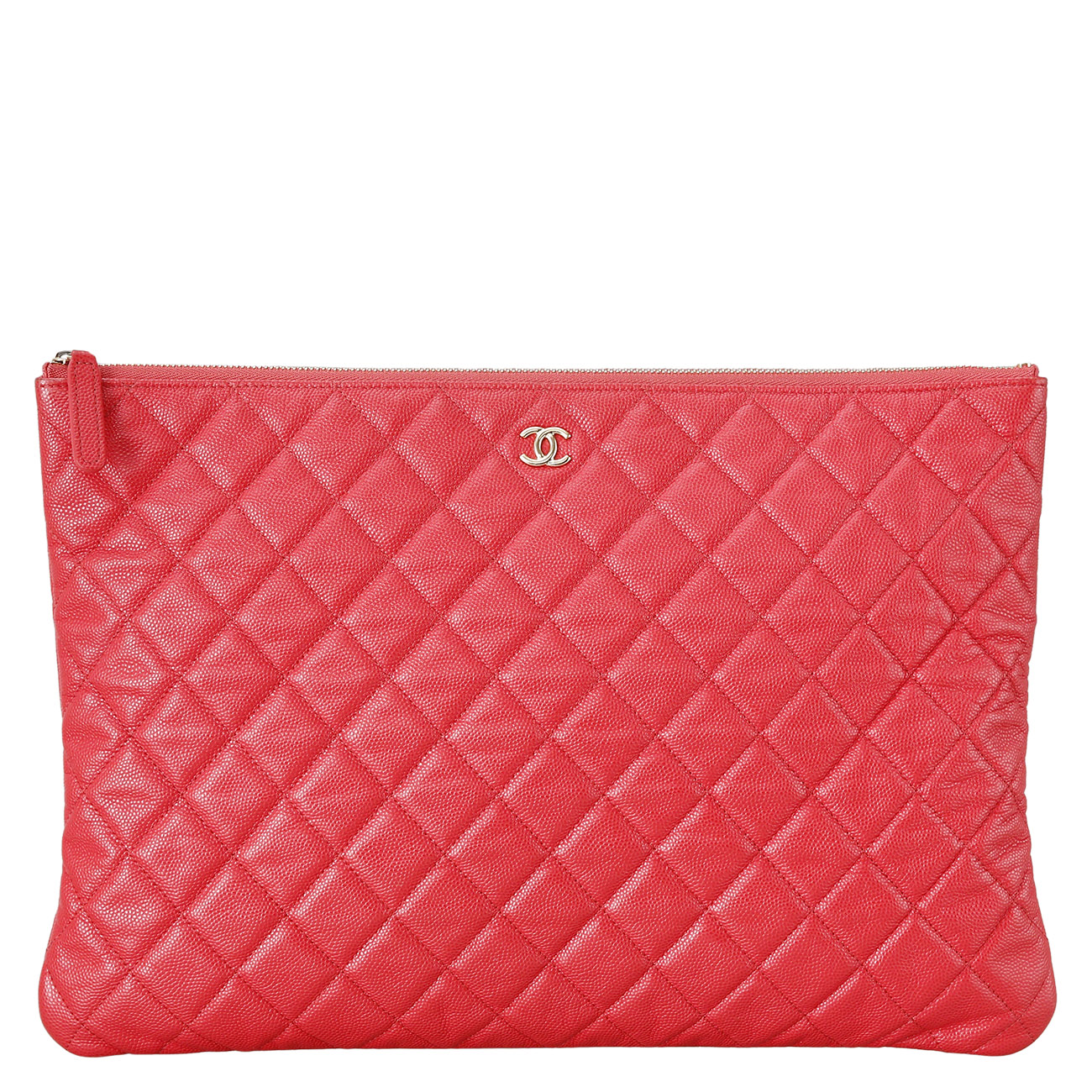 CHANEL(USED)샤넬 클래식 캐비어 클러치 라지