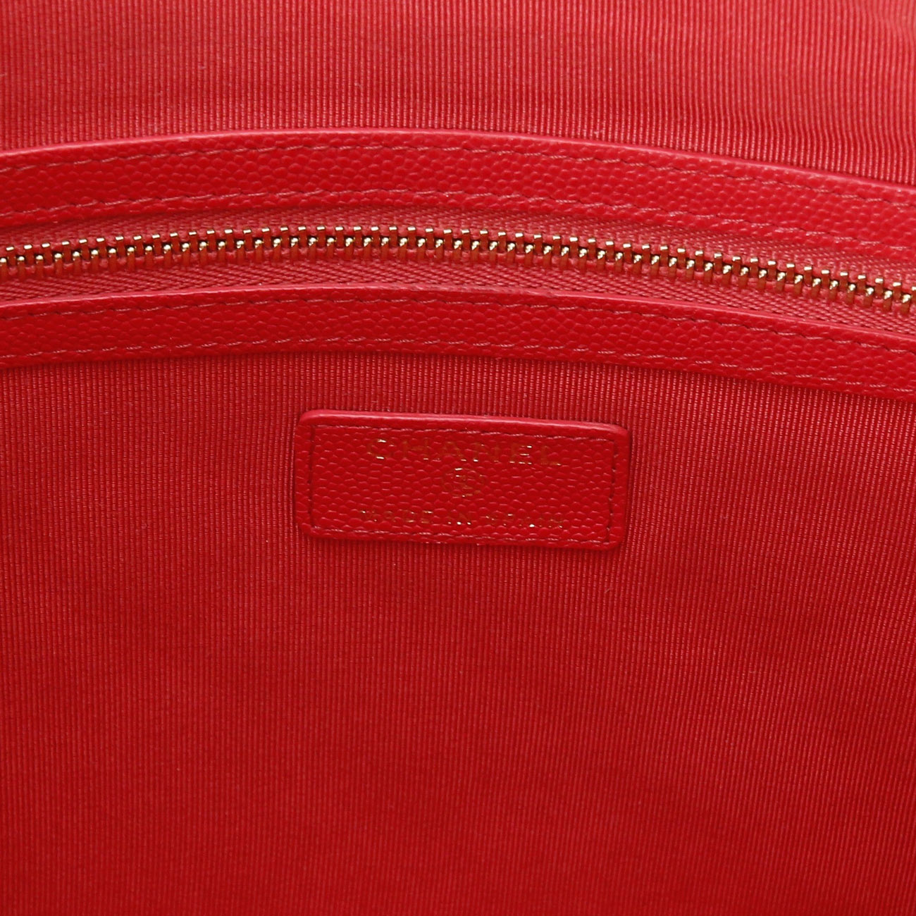 CHANEL(USED)샤넬 클래식 캐비어 클러치 라지