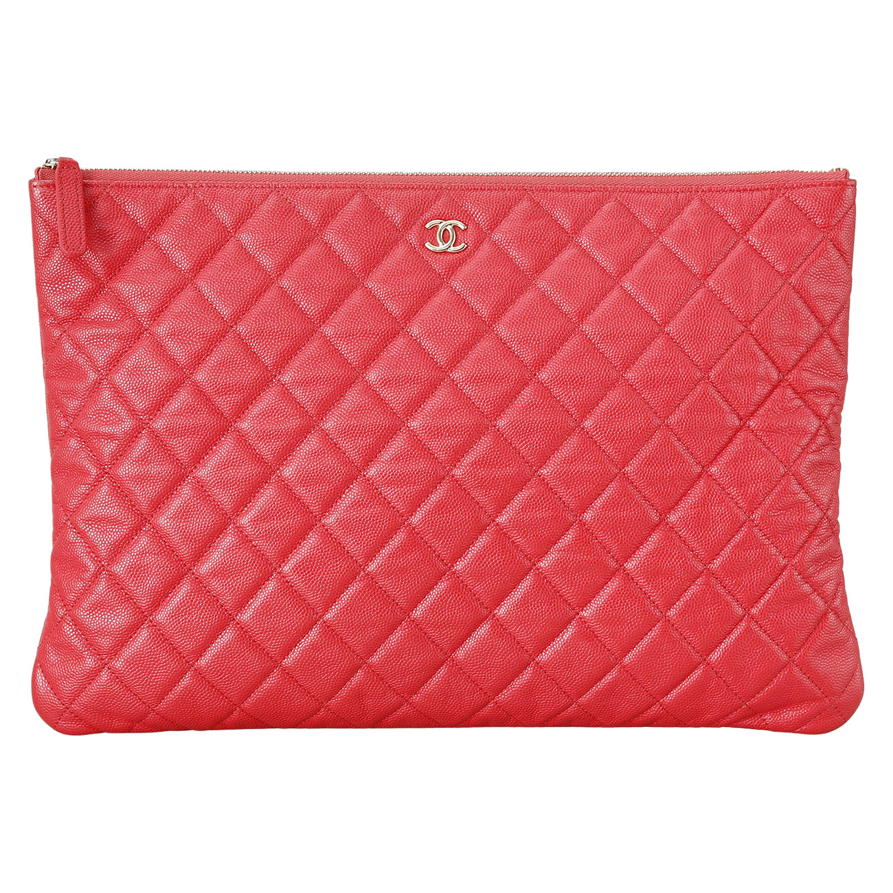 CHANEL(USED)샤넬 클래식 캐비어 클러치 라지