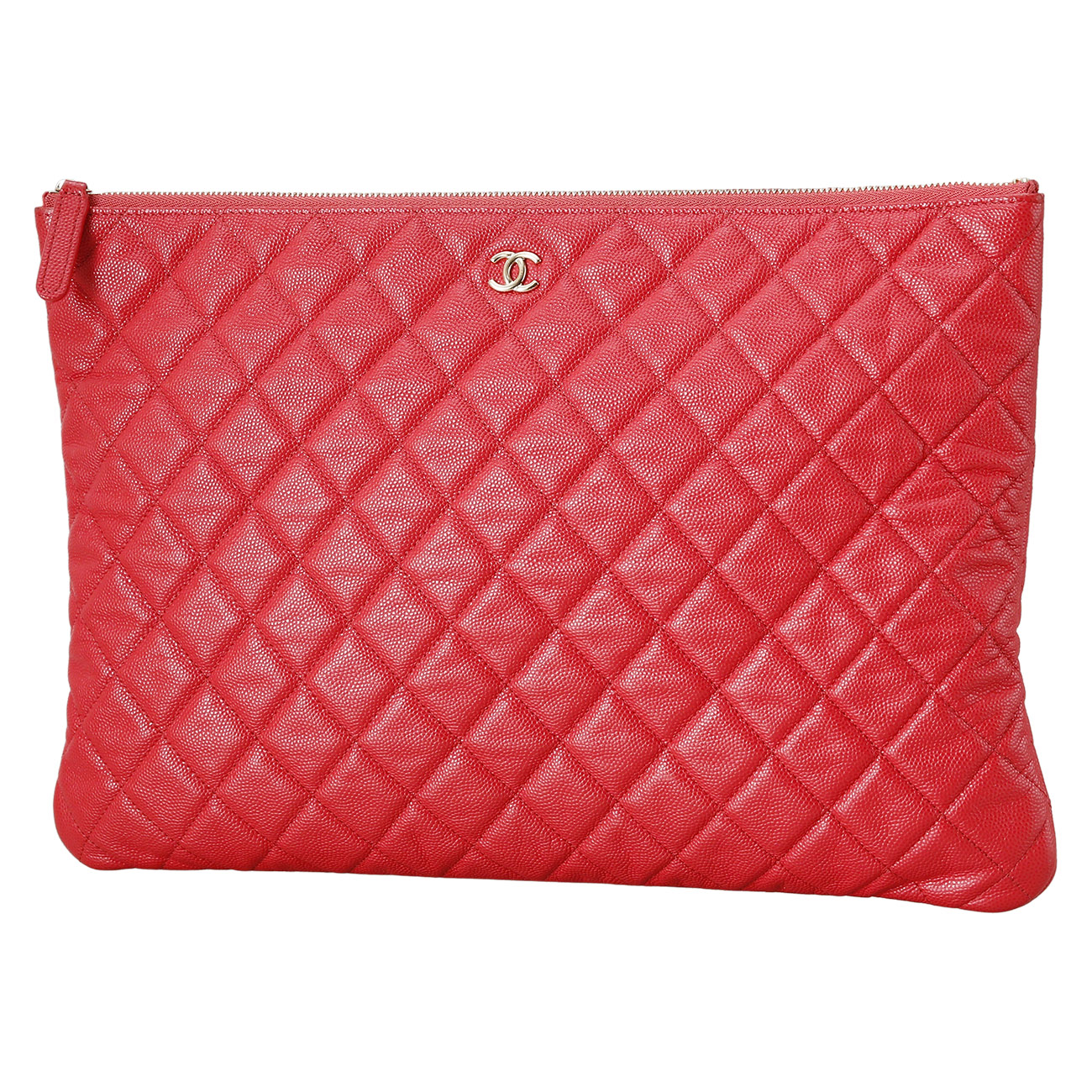 CHANEL(USED)샤넬 클래식 캐비어 클러치 라지