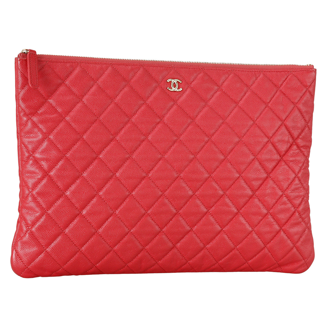 CHANEL(USED)샤넬 클래식 캐비어 클러치 라지