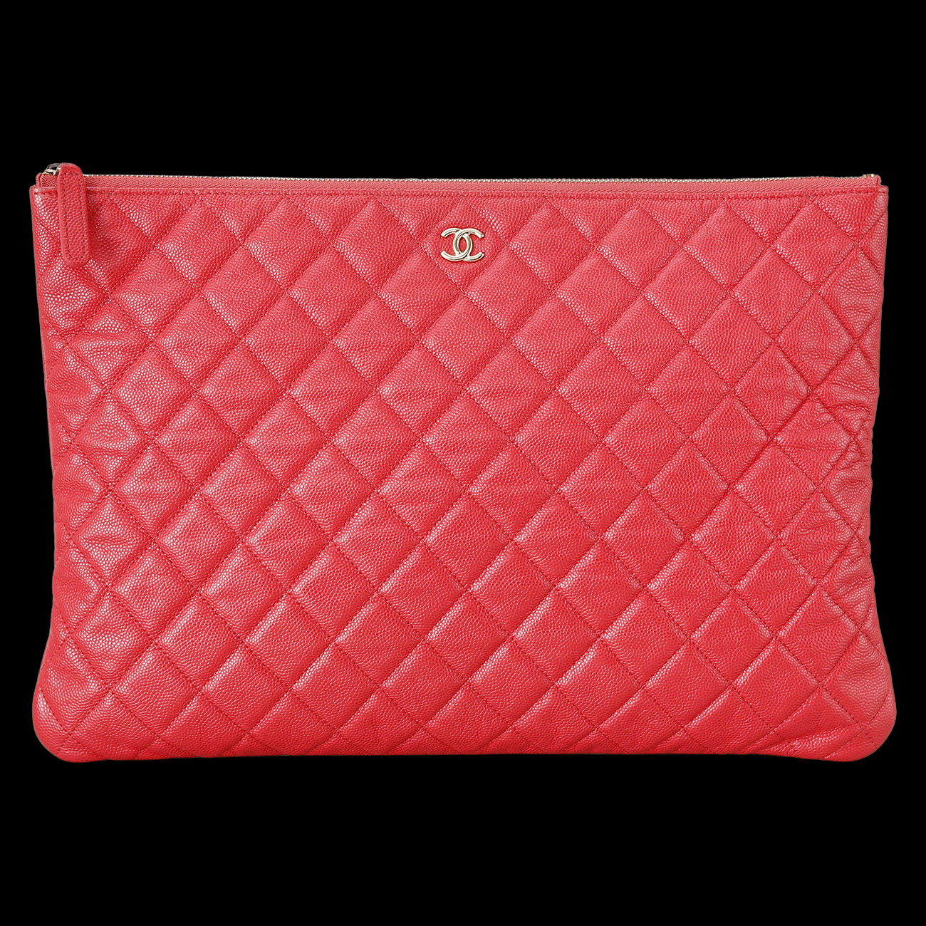 CHANEL(USED)샤넬 클래식 캐비어 클러치 라지