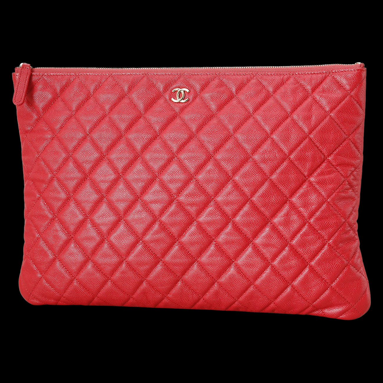 CHANEL(USED)샤넬 클래식 캐비어 클러치 라지