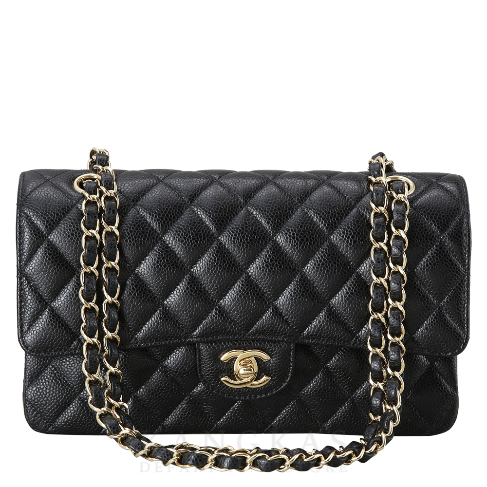 CHANEL(USED)샤넬 클래식 캐비어 미듐