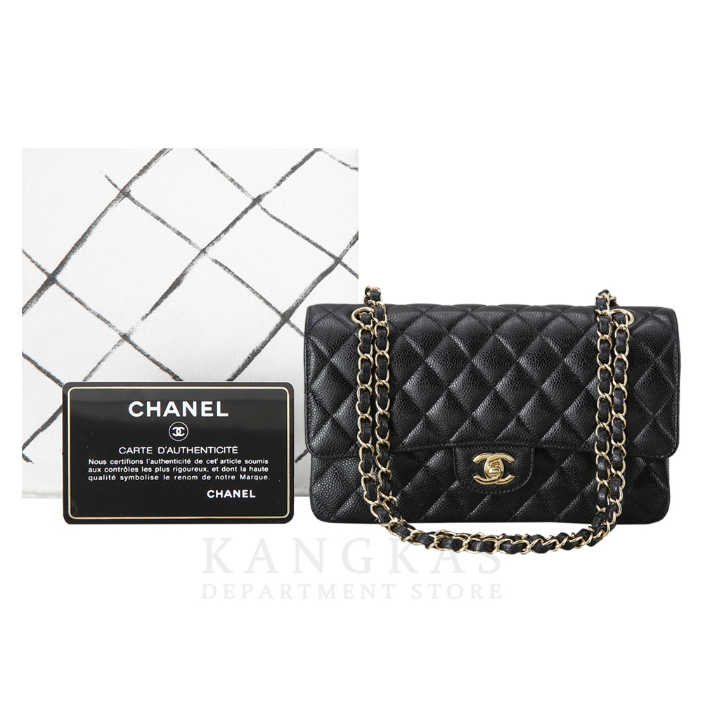 CHANEL(USED)샤넬 클래식 캐비어 미듐