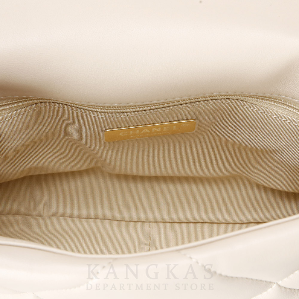 CHANEL(USED)샤넬 19백 미디움 베이지