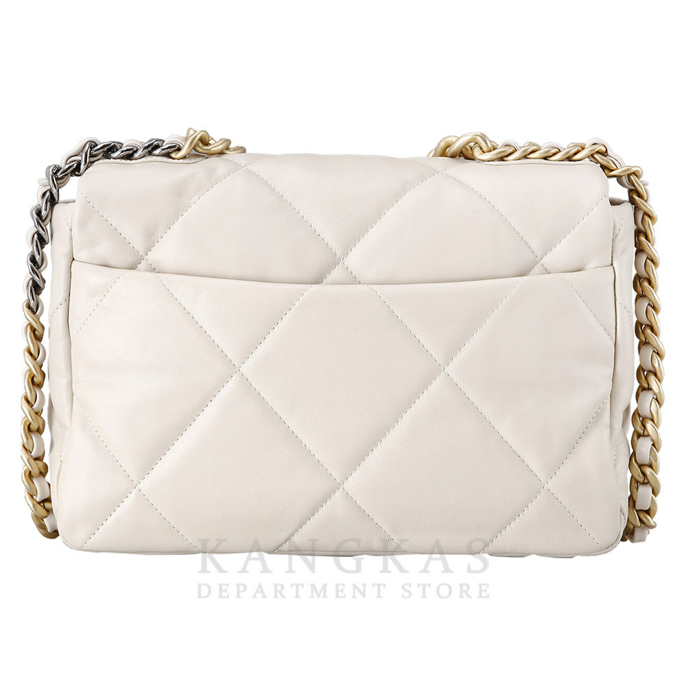 CHANEL(USED)샤넬 19백 미디움 베이지