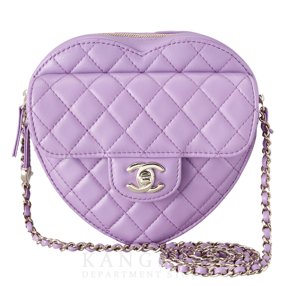 CHANEL(USED)샤넬 하트백 램스킨 라지