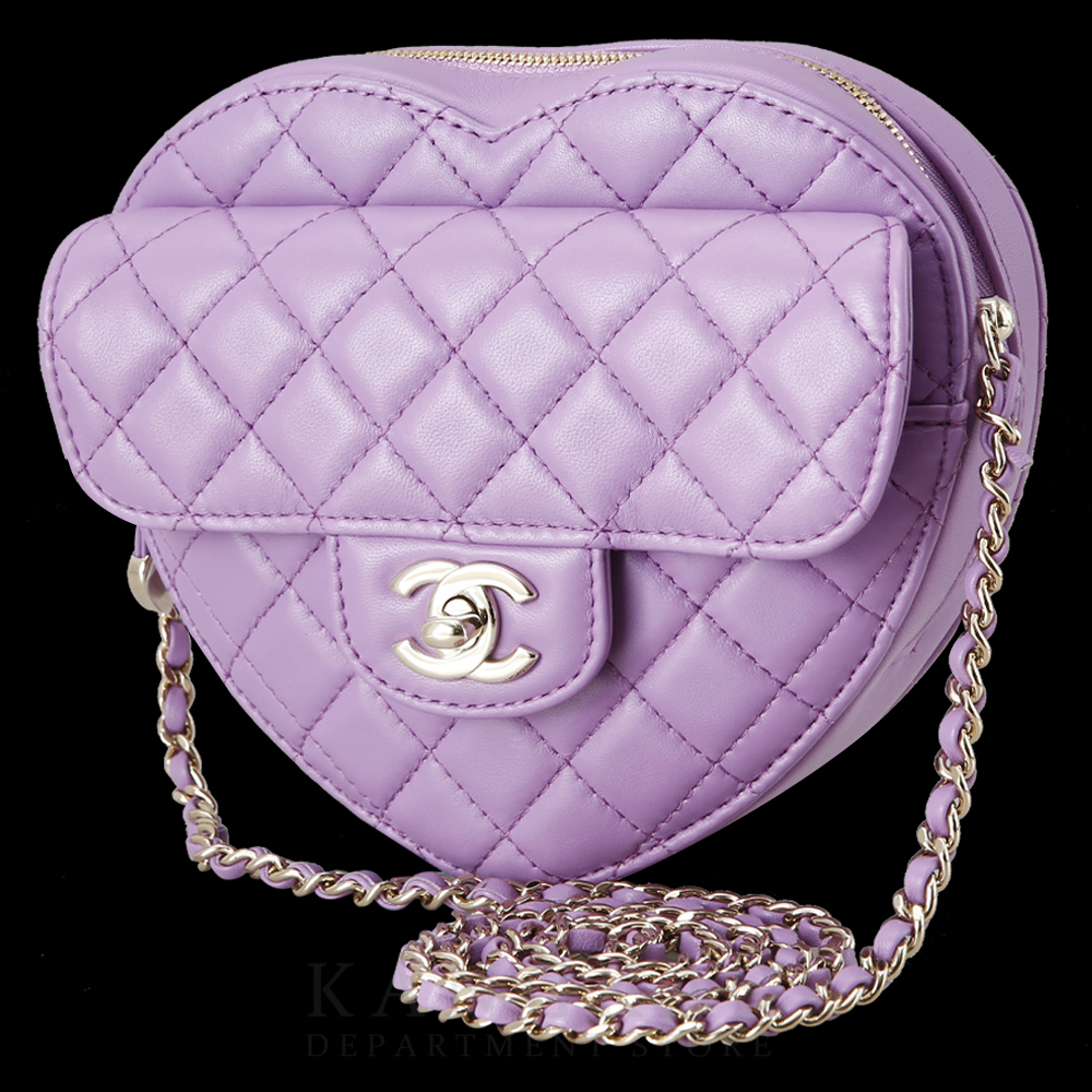CHANEL(USED)샤넬 하트백 램스킨 라지