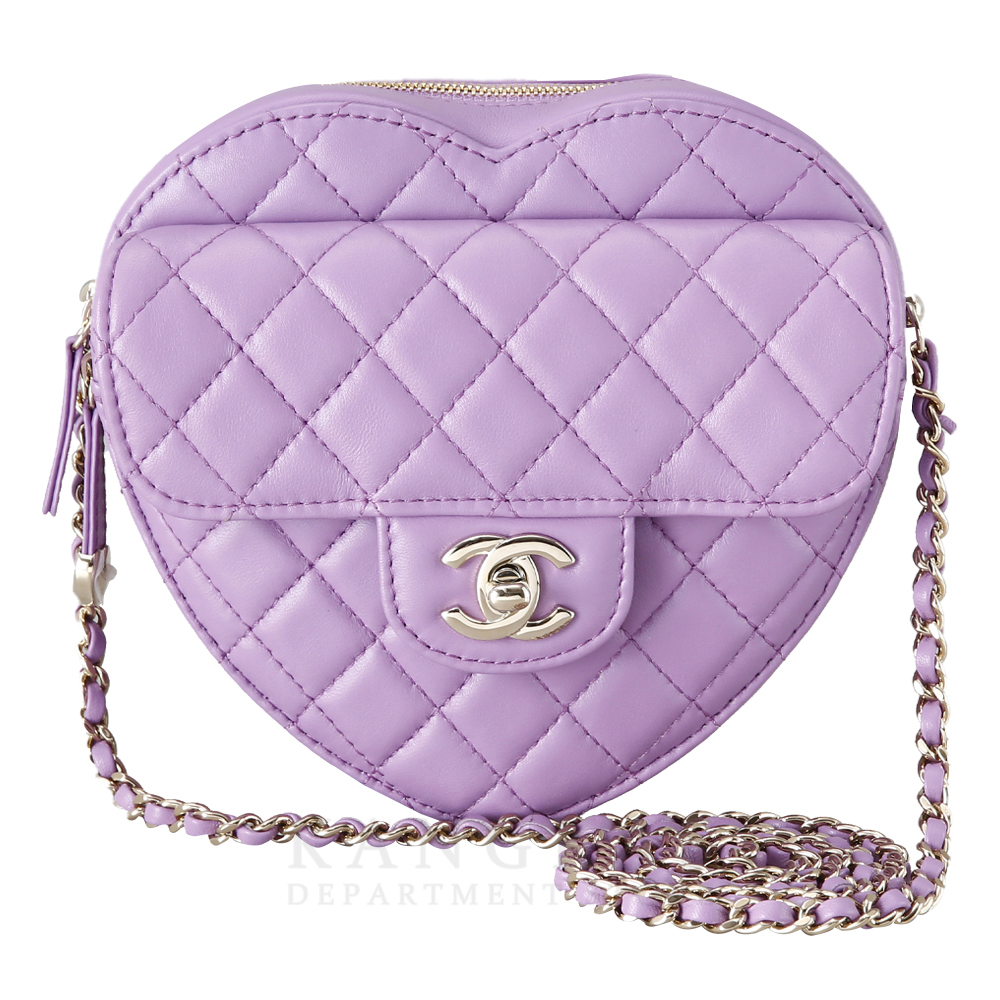 CHANEL(USED)샤넬 하트백 램스킨 라지