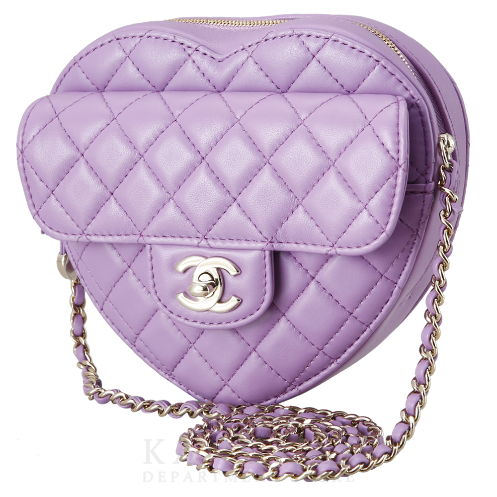 CHANEL(USED)샤넬 하트백 램스킨 라지