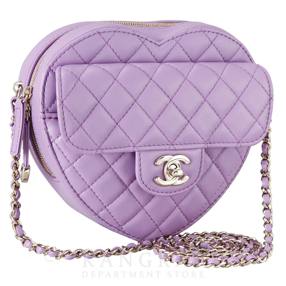CHANEL(USED)샤넬 하트백 램스킨 라지