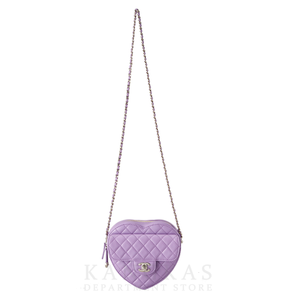 CHANEL(USED)샤넬 하트백 램스킨 라지
