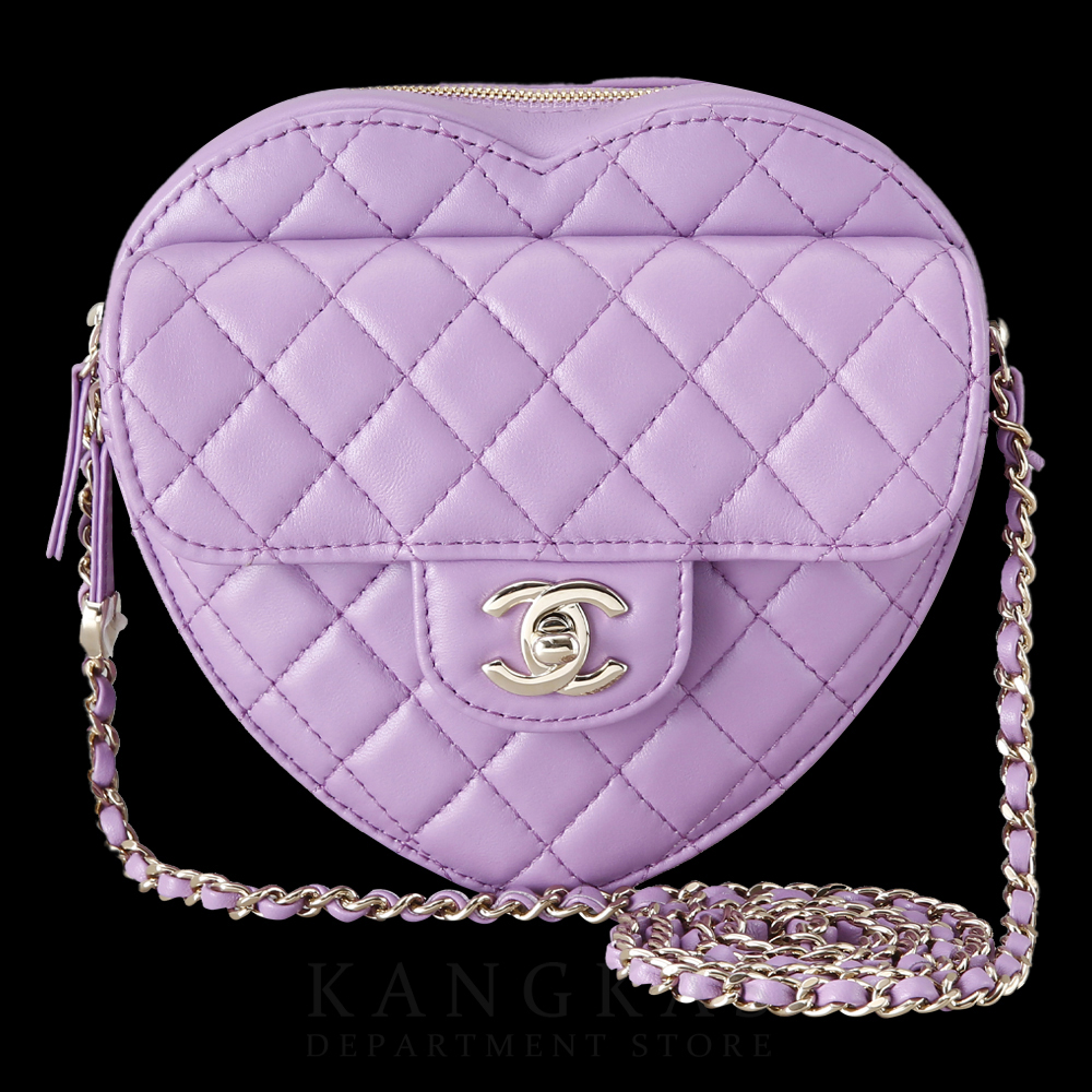 CHANEL(USED)샤넬 하트백 램스킨 라지