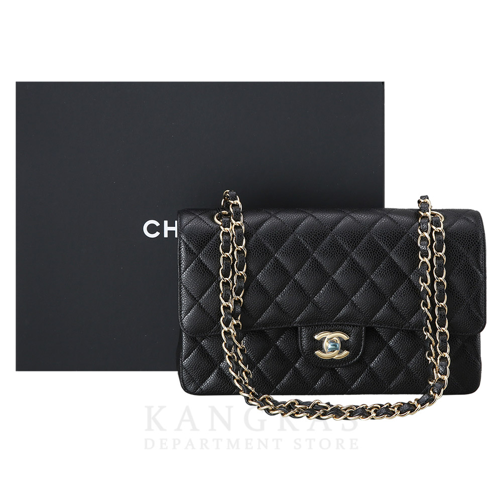 CHANEL(USED)샤넬 클래식 캐비어 미듐