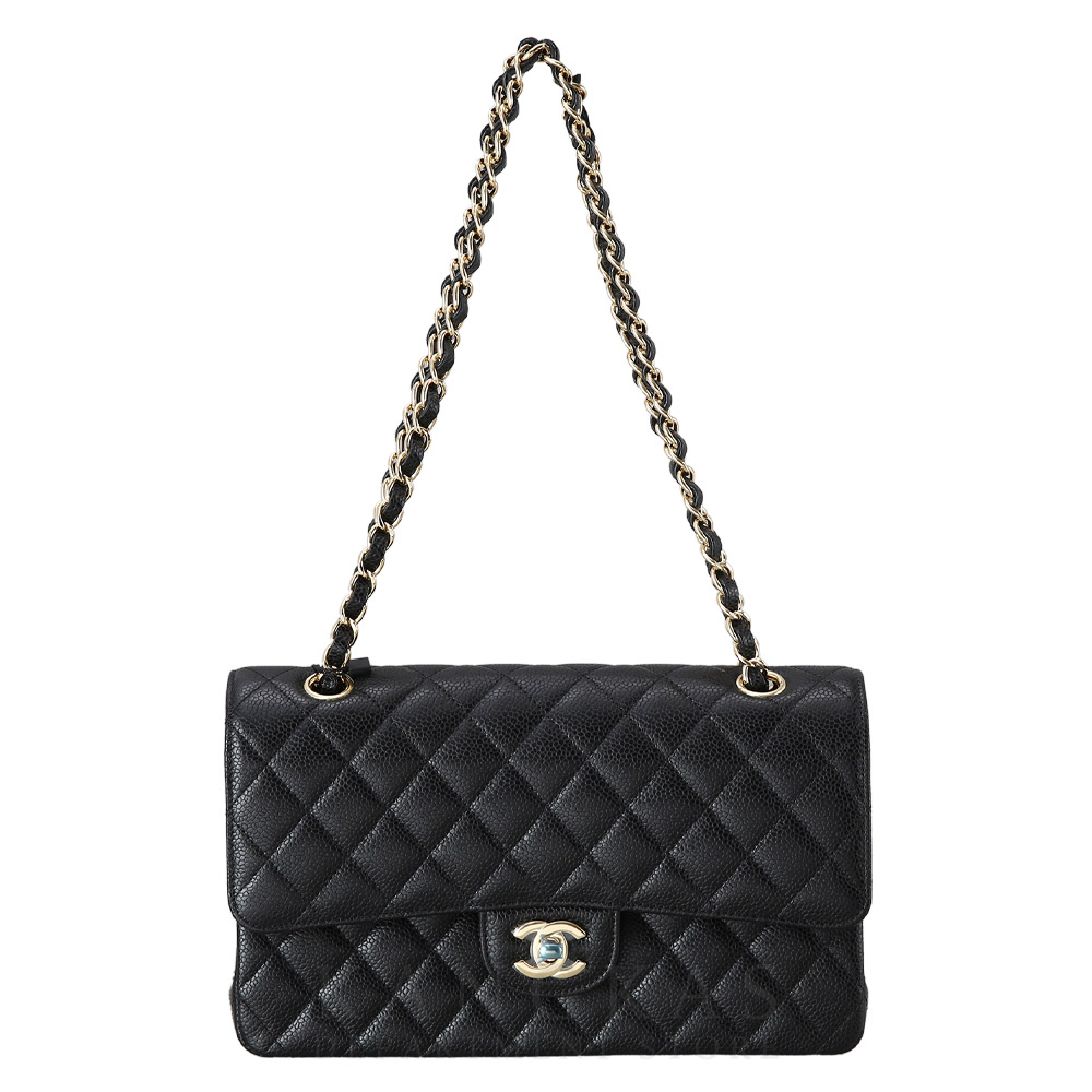 CHANEL(USED)샤넬 클래식 캐비어 미듐