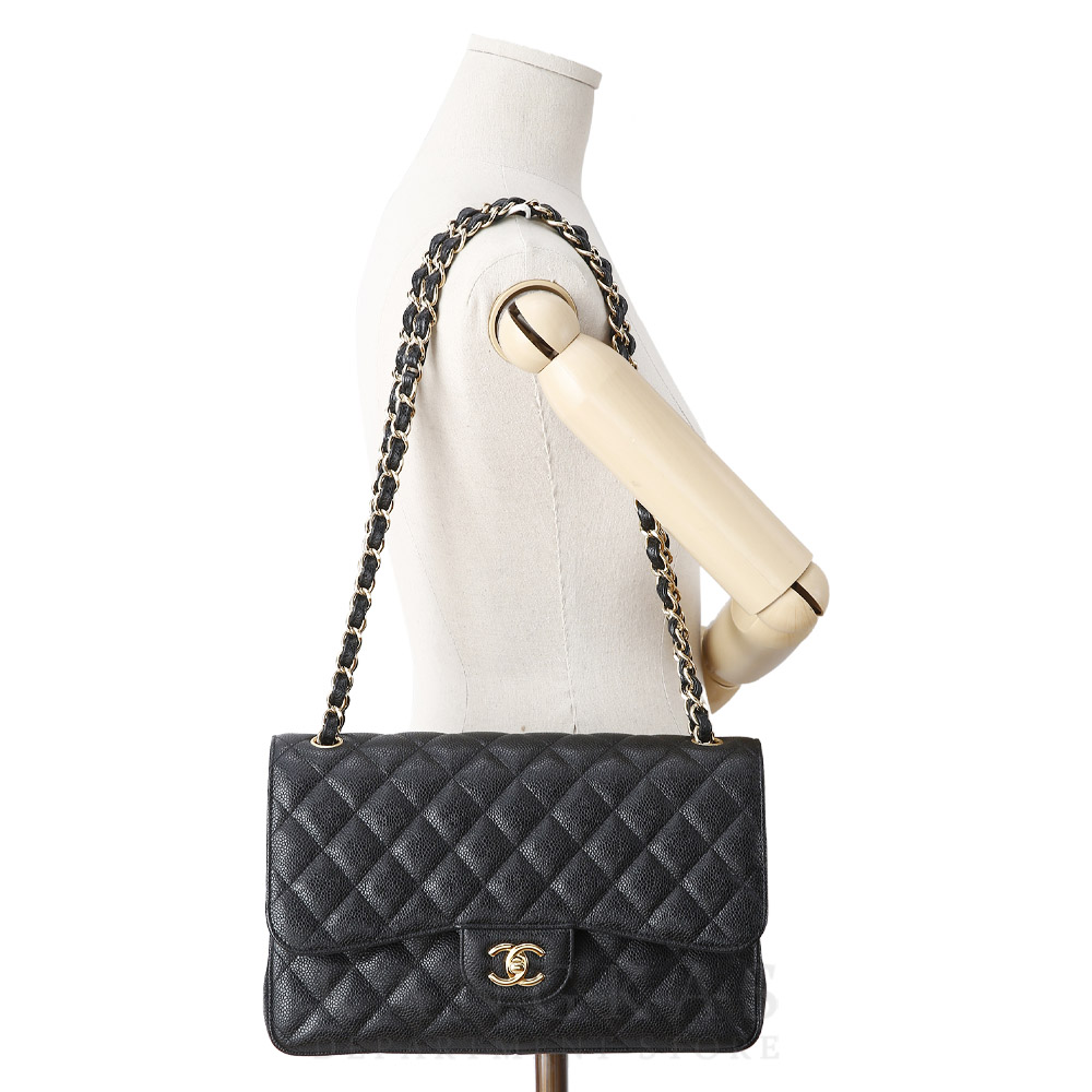 CHANEL(USED)샤넬 캐비어 클래식 라지 플랩백