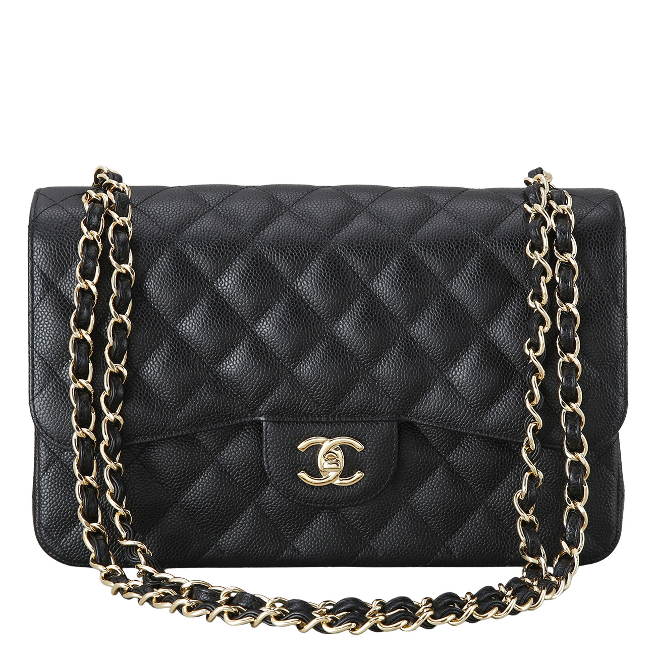 CHANEL(USED)샤넬 캐비어 클래식 라지 플랩백